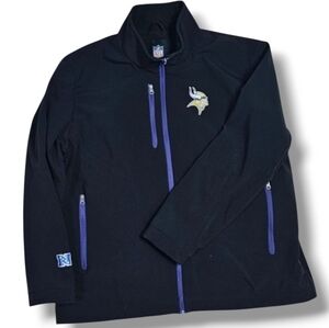 G-lll NFL MINNESOTA VIKINGS SOFT SHELL FLEECE LINED JACKET